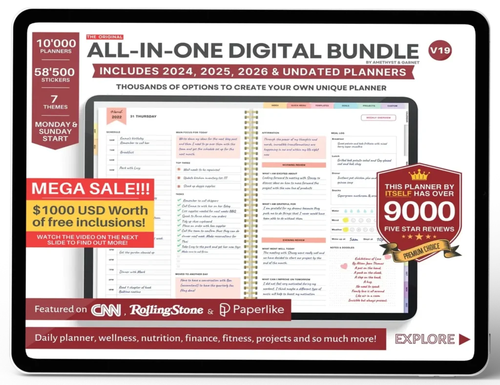 All in One Digital Planner