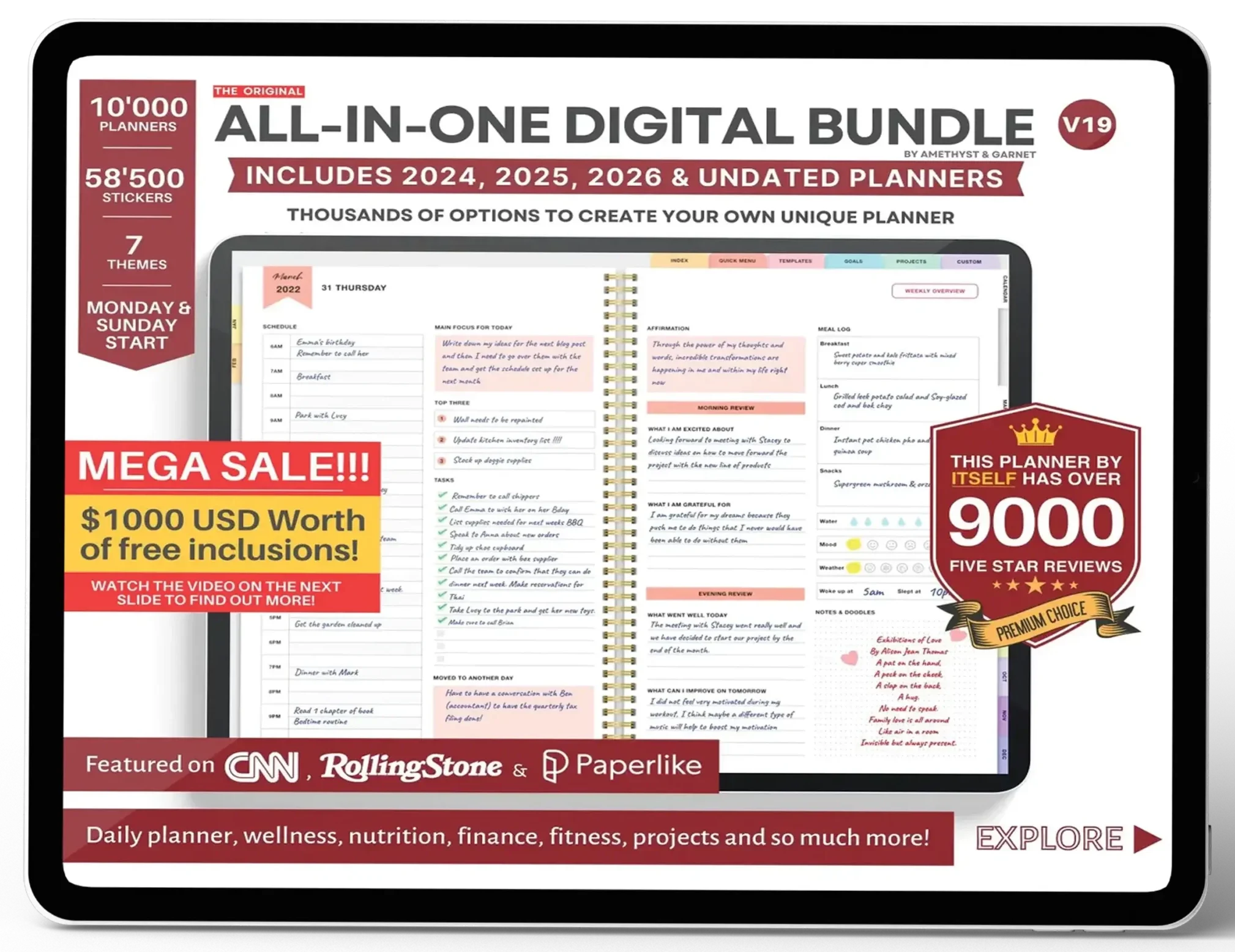 All in One Digital Planner